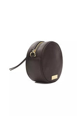 Pompei Donatella Brown Leather Women Crossbody Bag