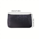 Cute Portable Letter Graphic Makeup Bag Organizer