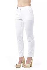 Peserico Chic High Waist Cigarette Leg Trousers