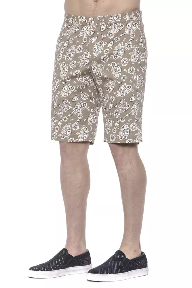 PT Torino Beige Cotton Men Short