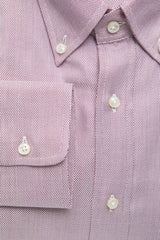 Robert Friedman Red Cotton Men's Shirt