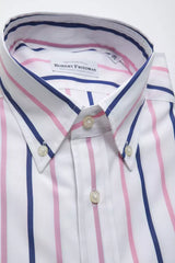 Robert Friedman White Cotton Men's Shirt