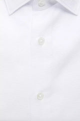 Robert Friedman White Cotton Men Shirt