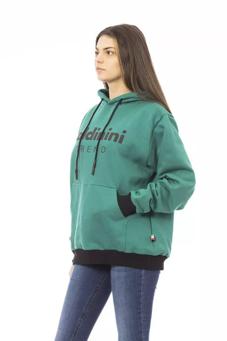 Baldinini Trend Black Cotton Women Hoodie