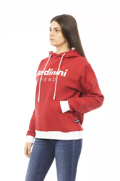 Baldinini Trend Red Cotton Women Sweater