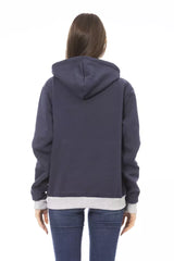 Baldinini Trend Blue Cotton Women Sweater