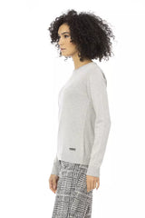 Baldinini Trend Gray Wool Women Sweater