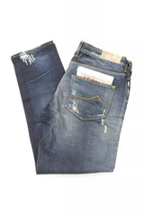Jacob Cohen Blue Cotton Jeans & Pant