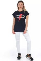 Frankie Morello White Cotton Pant