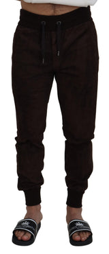 Dolce & Gabbana Stunning Authentic Jogger Pants in Brown