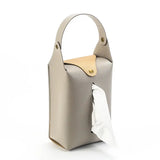 PU Leather Tissue Bag for Car, Home, and Office Use