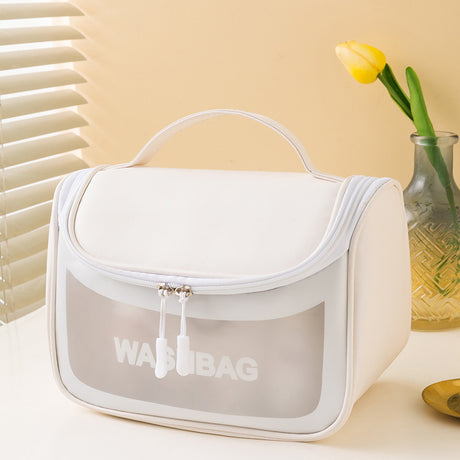 Portable Water-Resistant Clear Makeup Organizer Bag
