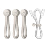 elago 3 Pack Magnetic Cable Ties Premium Silicone Cord Organizer Reusable Magnetic Cable Organizer (Stone)