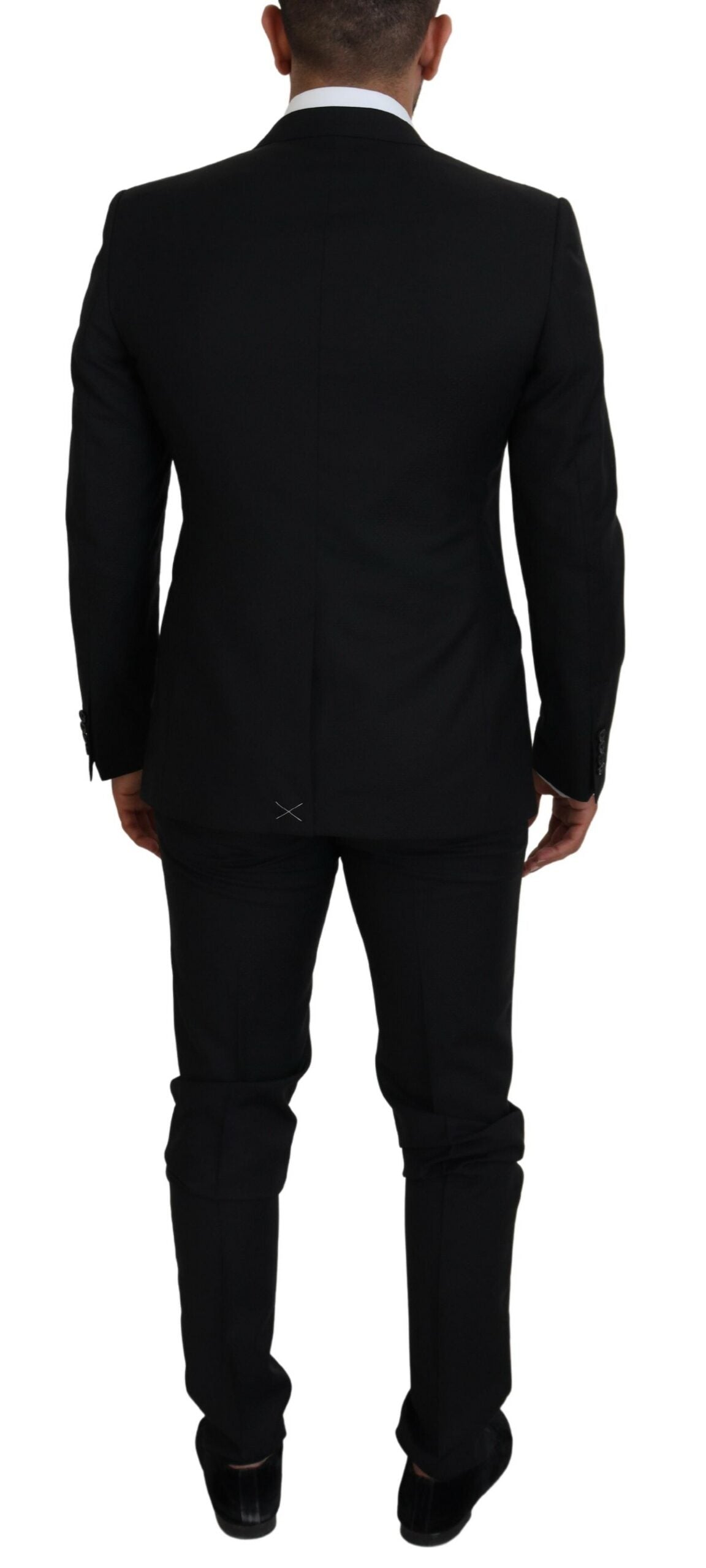 Dolce & Gabbana Black Single Breasted 2 Piece MARTINI Suit