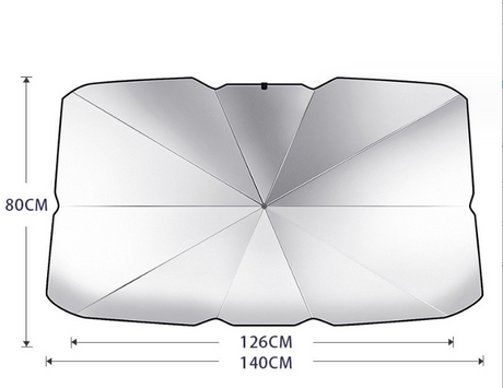 Upgraded Car Windshield Sun Shade - Anti-UV Protection