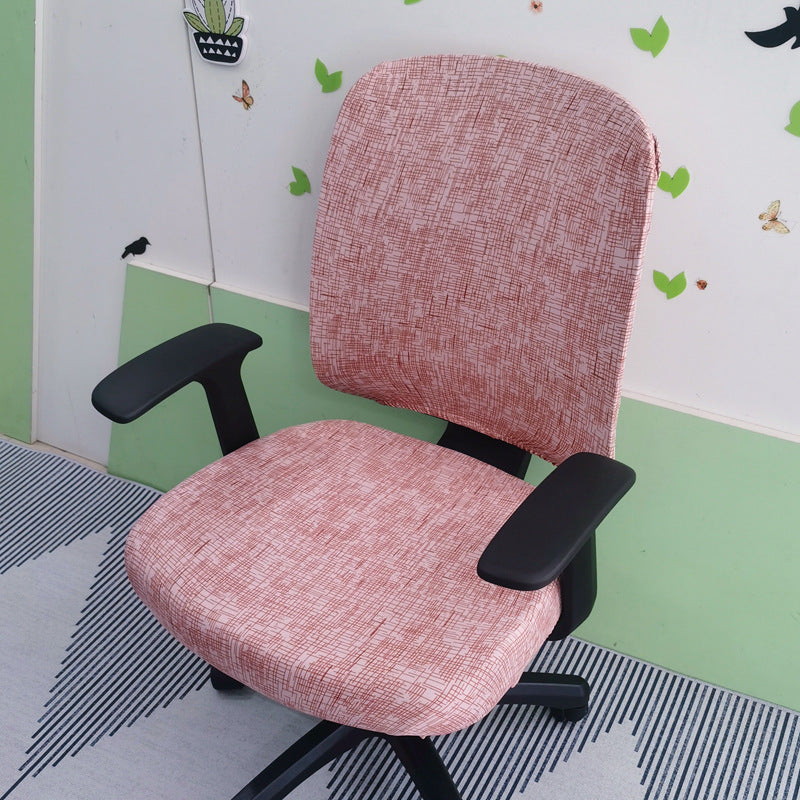Simple Stretchable Office Chair Cover Set