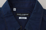 Dolce & Gabbana Elegant Blue Denim Casual Shirt