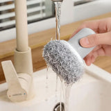 Multifunctional Reusable Kitchen Cleaning Brush (Grey)