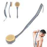 Back Scrubber for Shower20.5"Bath Brush Long Handle for ShowerBack ScrubberBack Brush for Shower Men Women