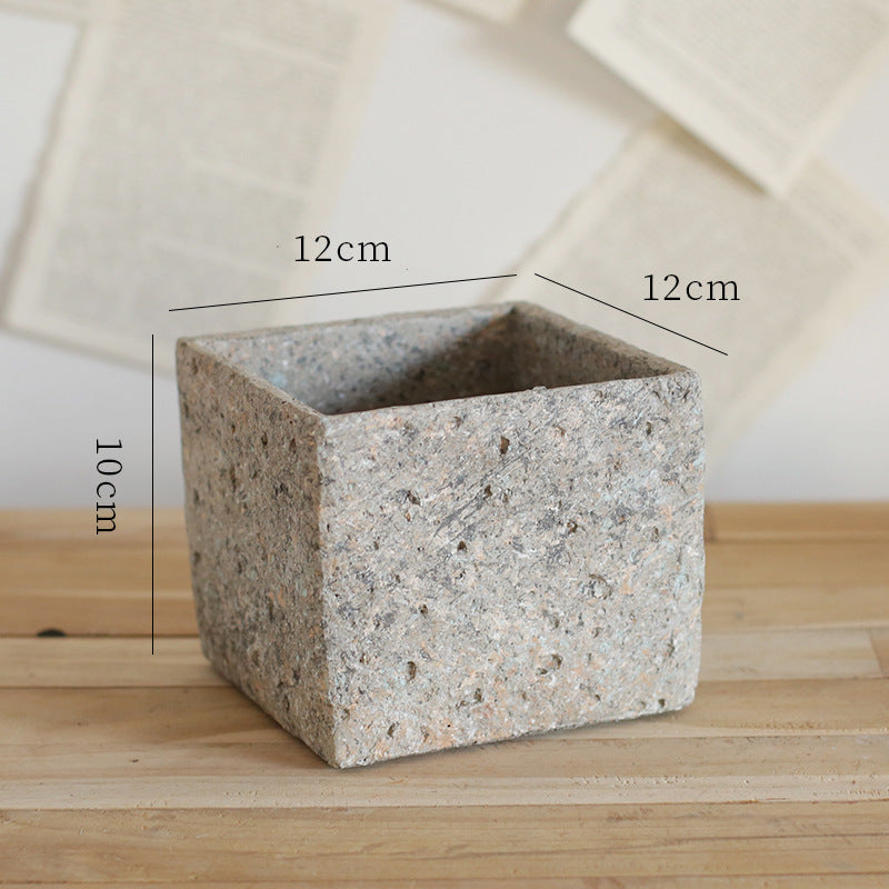 Creative Retro Concrete Succulent Planter for Table