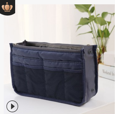 Double Zipper Makeup and Toiletry Storage Bag