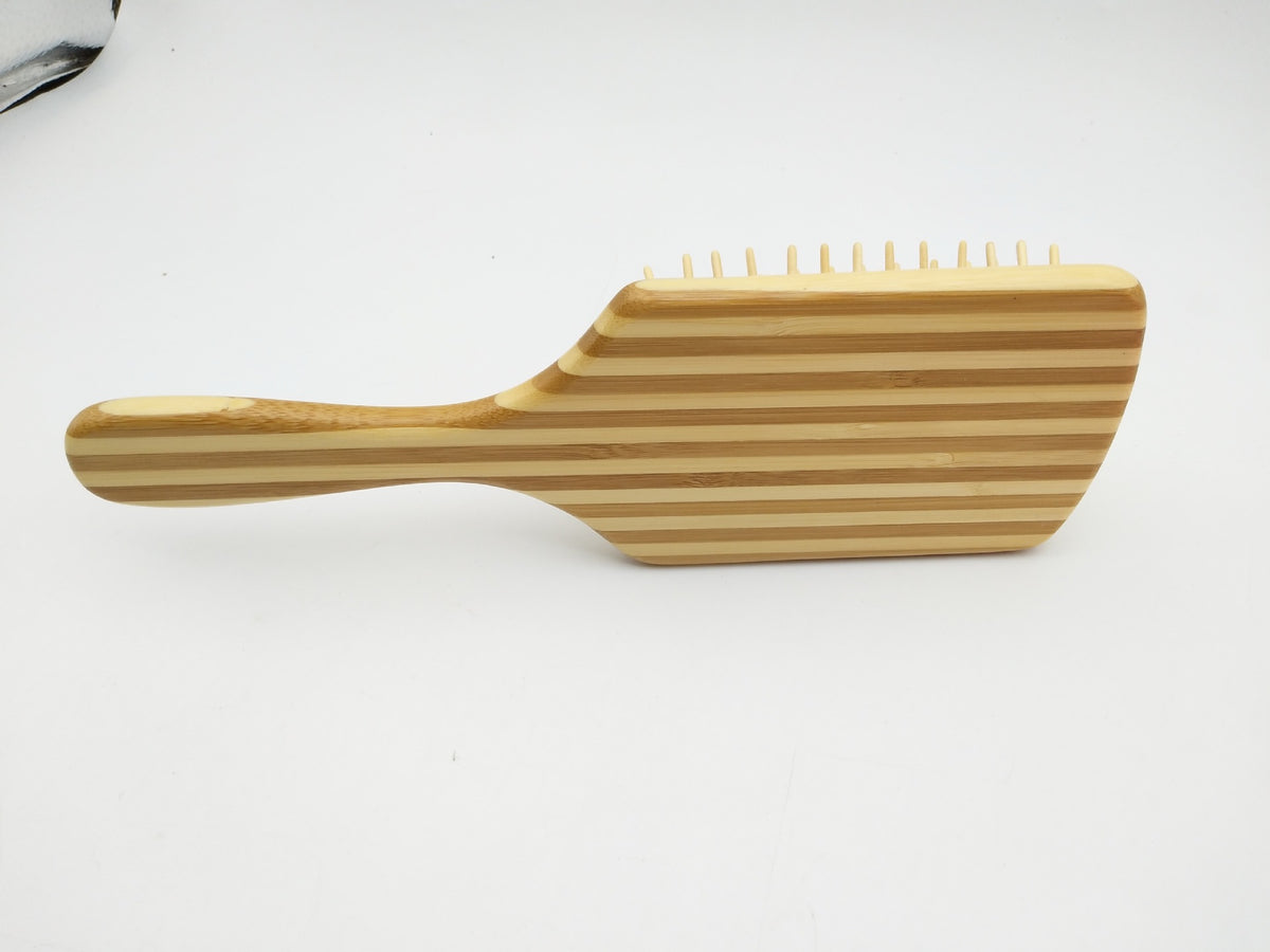 Antistatic Makeup Comb with Bamboo Massage Brush