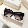 Rectangle Big Frame Cat Eye Sunglasses - Atlantic Shopping Mall