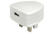 Mercury Compact USB Mains Charger 2.1A 421.743UK