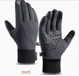 Windproof, Water-Repellent Touchscreen Cycling Gloves