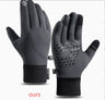 Windproof, Water-Repellent Touchscreen Cycling Gloves