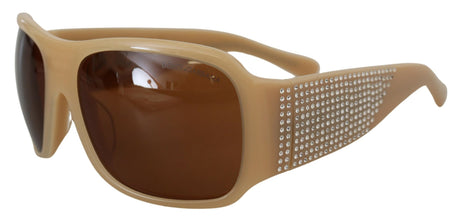 Dolce & Gabbana Elegant Cream Swarovski Sunglasses