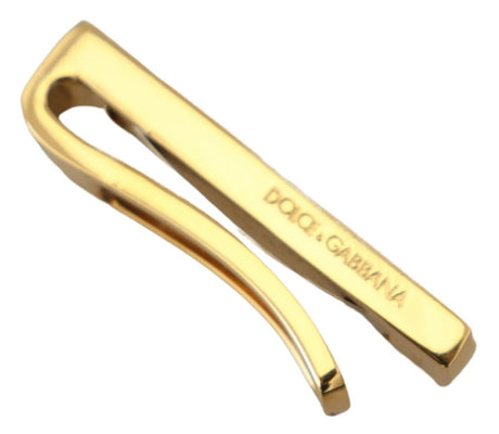 Dolce & Gabbana Elegant Gold Brass Tie Clip for Men