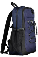 La Martina Blue Polyester Men Backpack