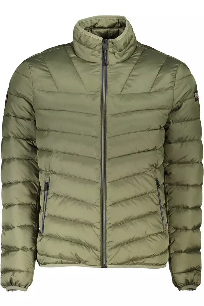 Napapijri Green Polyamide Men Jacket