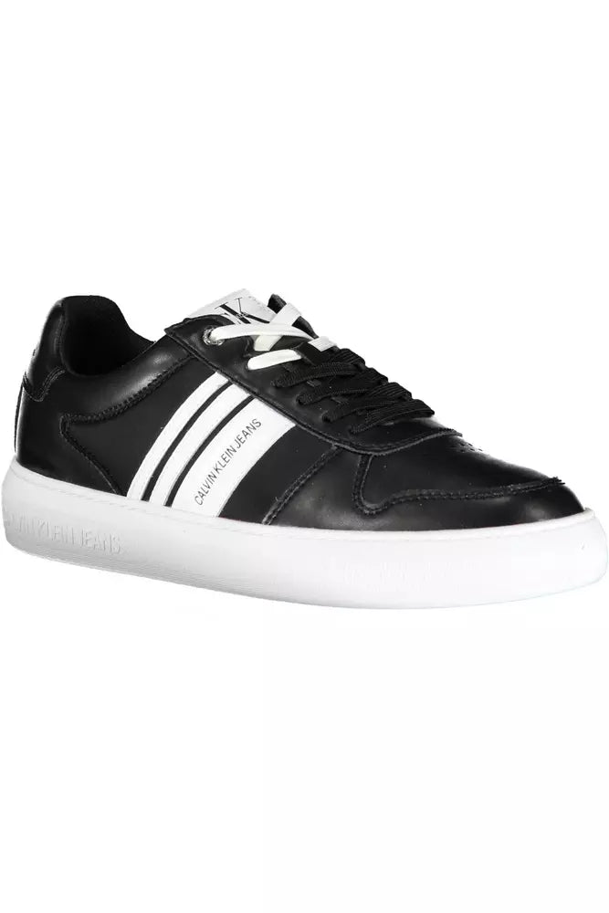 Calvin Klein Black Polyester Men Sneaker