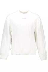 Calvin Klein White Cotton Men Sweater