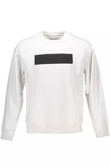 Calvin Klein White Cotton Men Sweater