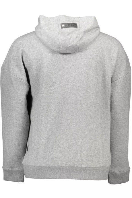 Plein Sport Gray Cotton Men Sweater