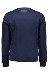 Plein Sport Blue Cotton Men Sweater