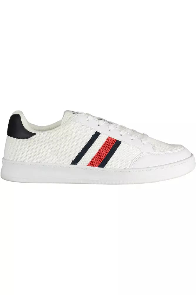 Tommy Hilfiger White Polyester Men Sneaker