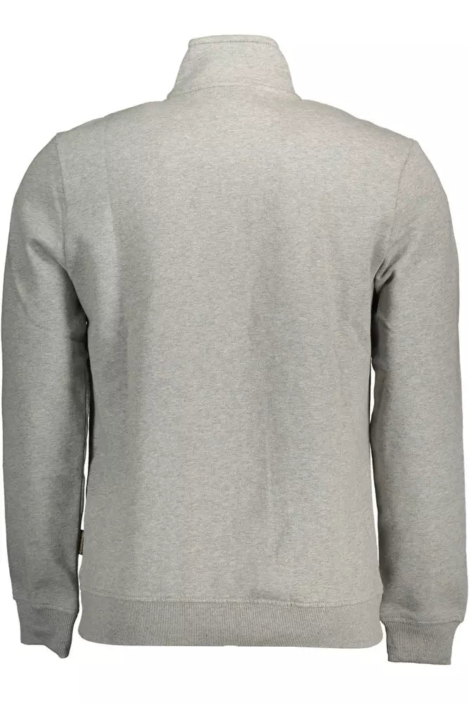 Napapijri Gray Cotton Men Sweater