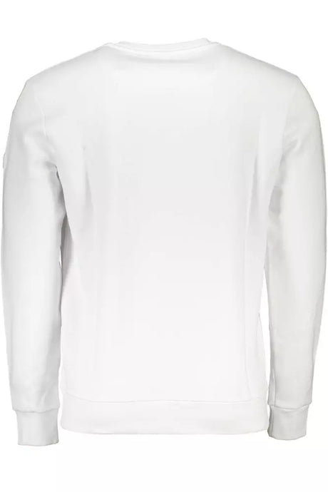 North Sails White Cotton Men Sweater