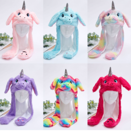 Unicorn Hat - Warm Plush Winter Accessory