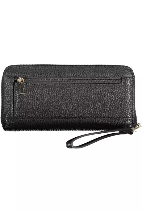 Guess Jeans Black Polyethylene Women Wallet