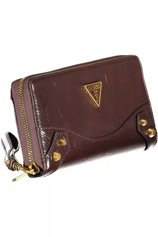 Guess Jeans Brown Polyethylene Women Wallet