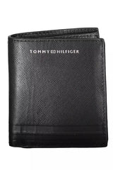 Tommy Hilfiger Black Leather Men Wallet