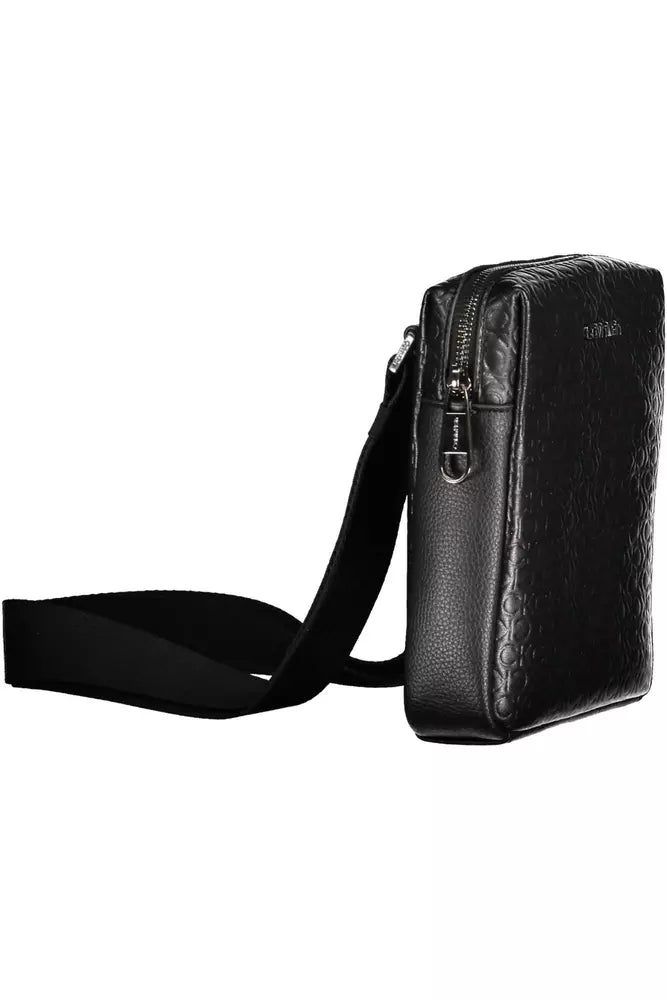 Calvin Klein Black Polyester Men Shoulder Bag