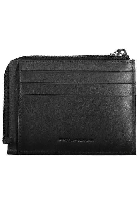 Piquadro Black Leather Men Wallet