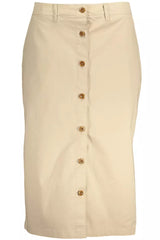 Gant Beige Cotton Women Skirt