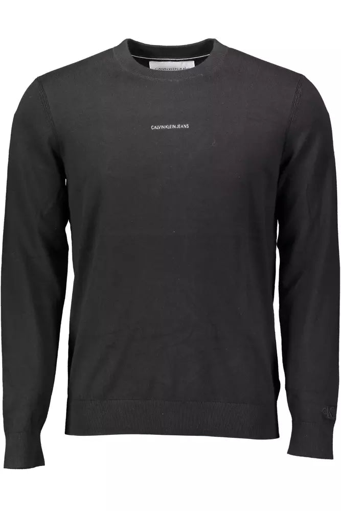 Calvin Klein Black Cotton Men Sweater